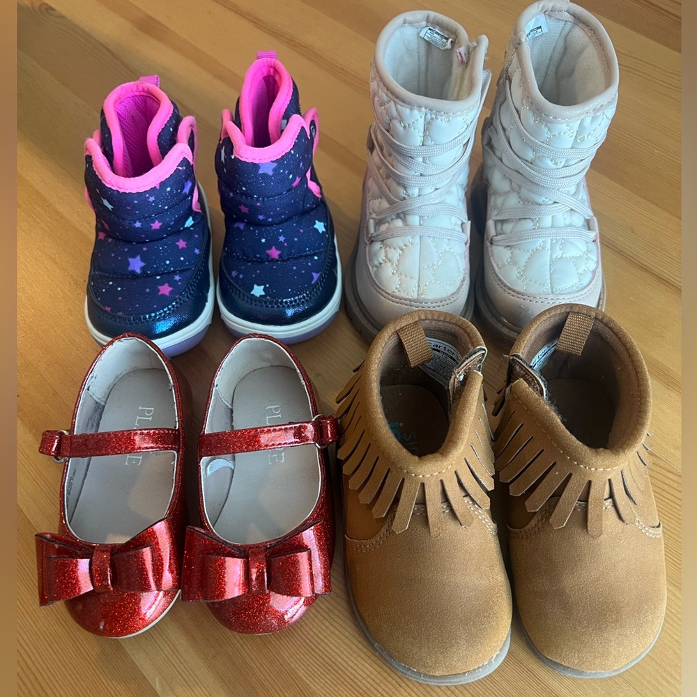 4M Lot of Girl Winter Snow Boots and Ballet Flat Carters Children’s Place